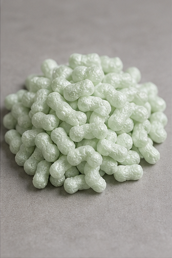 Cacahuate biofill para empaque